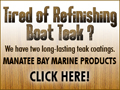 Tired of refinishing your teak?