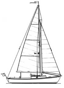 29-foot sloop drawing