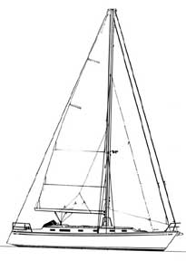 42-foot sloop drawing