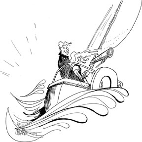 Happily sailing your new boat