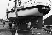 Nomad has aluminum deck on steel hull