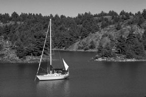 Rag Doll at anchor