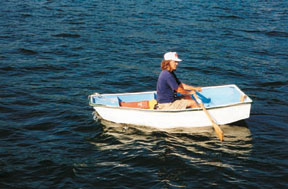 Second dinghy port side