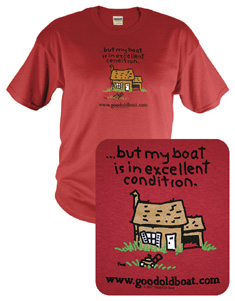 T-shirts by artist Tom Payne - Boat Condition ($20.00)