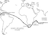 Atlantic ocean voyage
