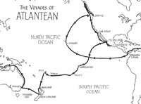 Pacific ocean voyage