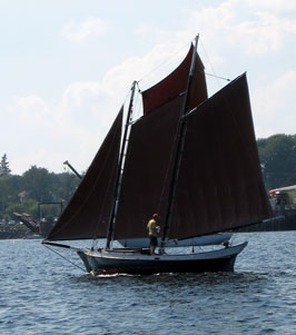 Wooden gaffrig